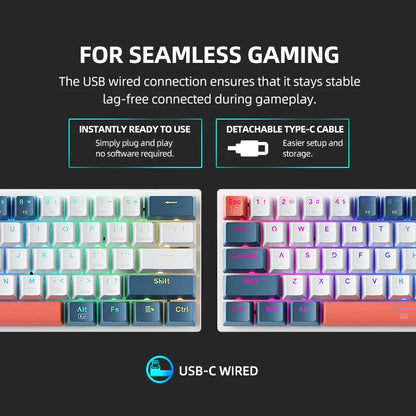 Gaming Keyboard RGB 61